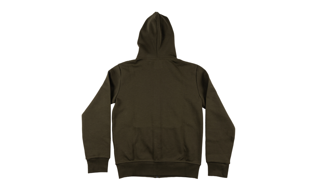 Double-Knit Full Zip Tech Hoodie "Company Olive" 710652313043