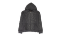 CASHEW BLOSSOM PEARL ZIPPER HOODIE "Grey / Rhinestone" BC25SSHA04