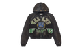 Gem Zip Up Hoodie "Black" VAL138