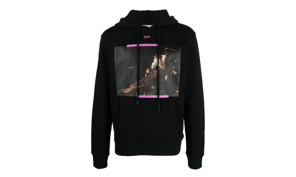 Arrow Caravaggio St. Fran Slim Fit Hoodie "Black" OMBB097S23FLE0031034