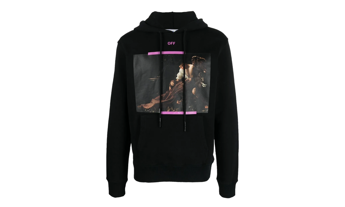 Arrow Caravaggio St. Fran Slim Fit Hoodie "Black" OMBB097S23FLE0031034