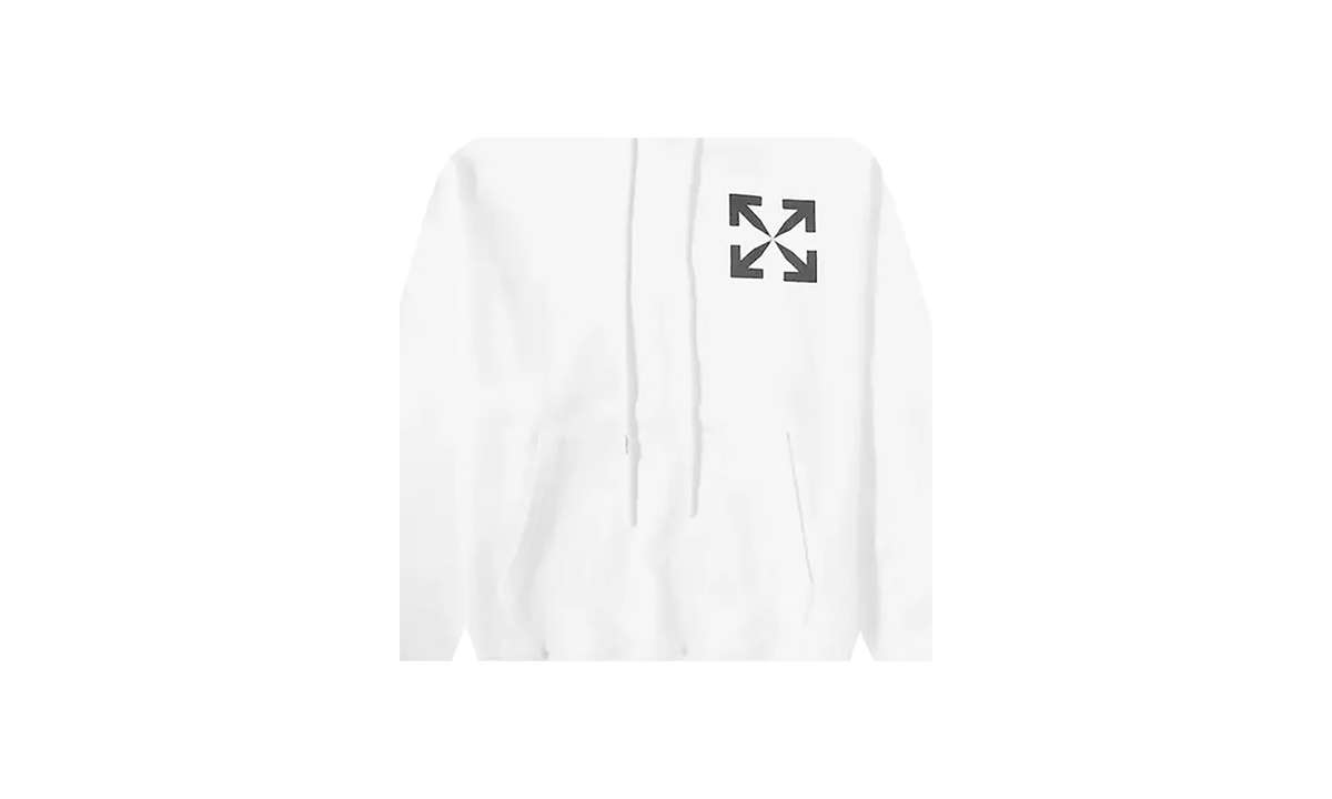 Single Aarow Over Hoodie "White / Black" Z7FCKMP0