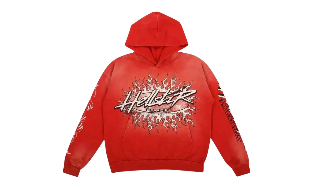 HELLSTAR RECORDS HOODIE "Red" HSR164