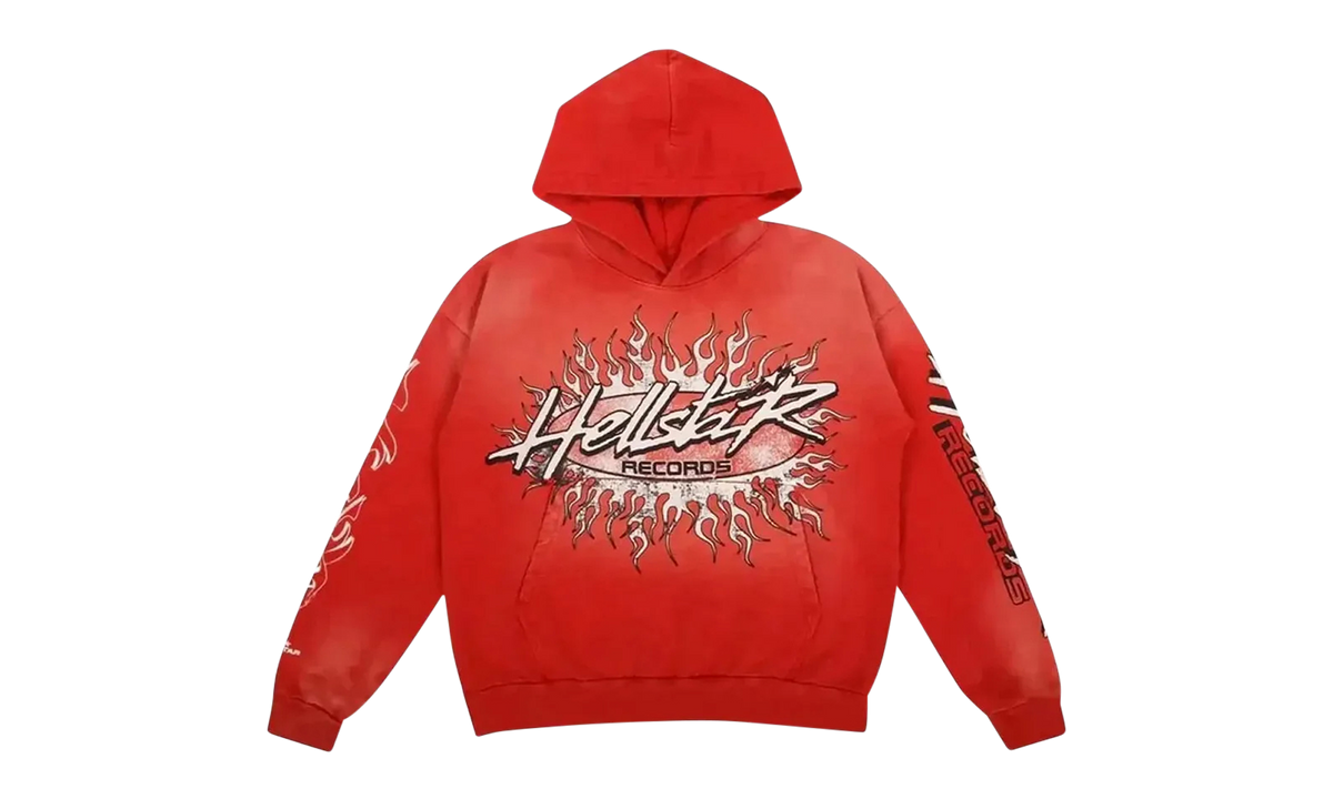 HELLSTAR RECORDS HOODIE "Red" HSR164