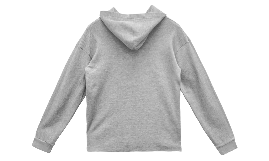 CH Embroidered Waffle Pullover Hoodie "Grey" CHRM1812
