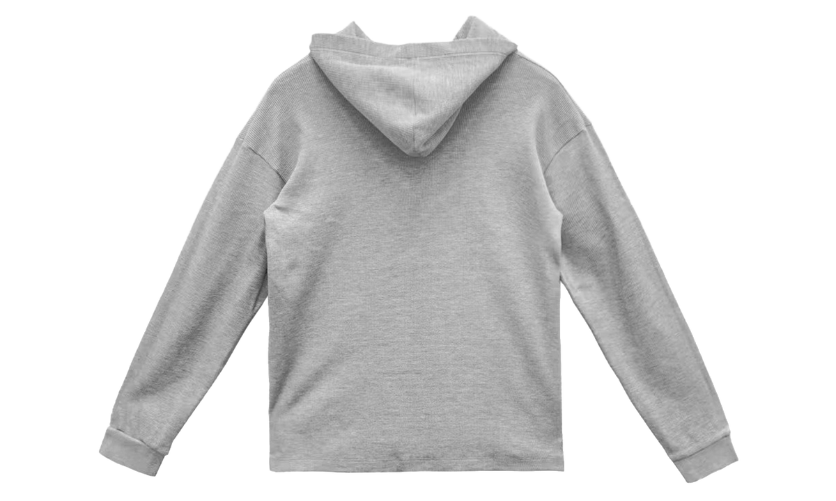 CH Embroidered Waffle Pullover Hoodie "Grey" CHRM1812