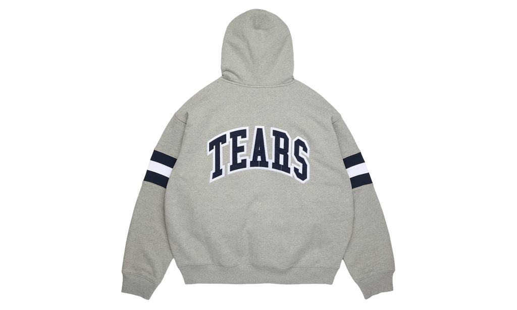DT Stripe Zip Hoodie "Grey" DT875