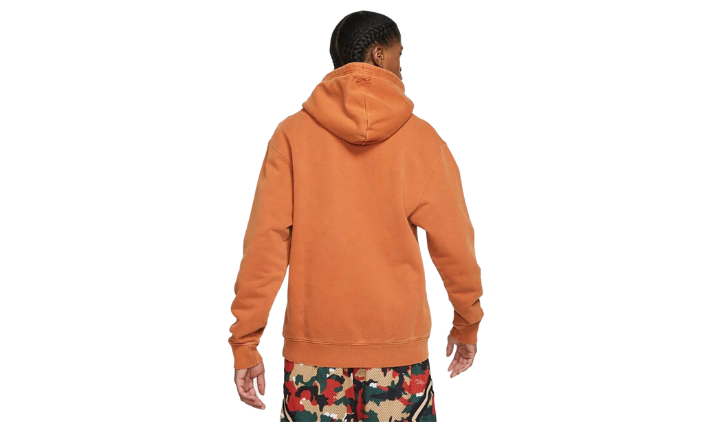 Jordan Flight Heritage Washed Fleece Pullover Hoodie "Dark Russet" DA9789 220