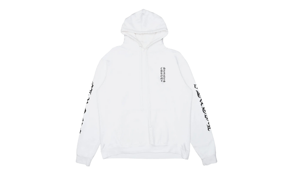 Pullover Hoodie Logo Print "White" CHRM0049