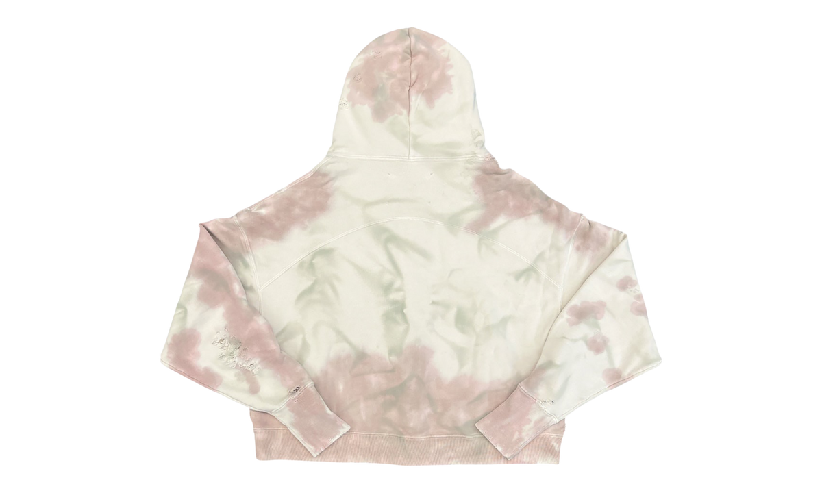 Pain Zip-Up Hoodie "White / Neapolitan Stain" SS26 SEK HD01