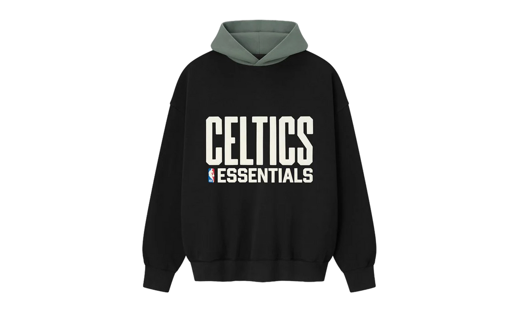 CELTICS SPORTS FIT HOODIE "BLACK / BALSAM GREEN" 192NB256407F