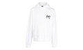 22 Distressed Logo Hoodie "White / Black" SS23MJG007 100