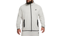 Tech Men's Lightweight Knit Full-zip Hoodie "GREY/BLACK" FD4501 012