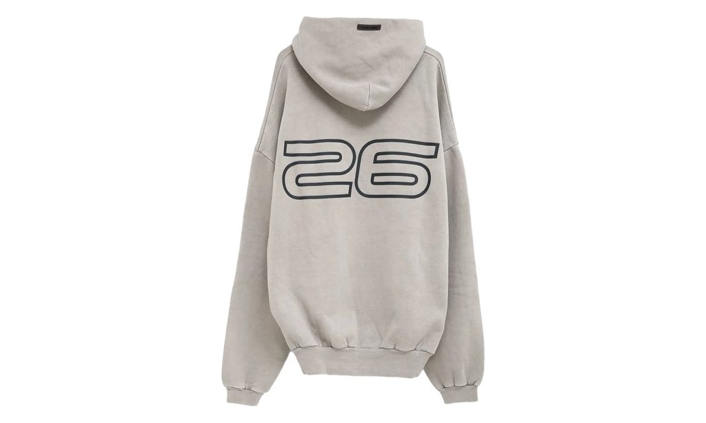 Heavy Fleece 90s Hoodie "Smoke Grey" 192HO256561F