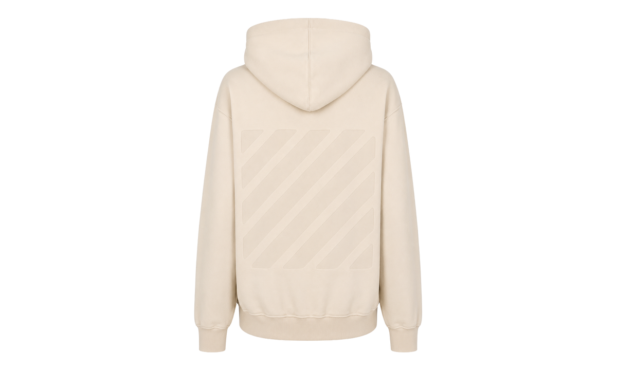 Diag Reg Zip Up Hoodie WMNS "Beige" CH OW OS 00582
