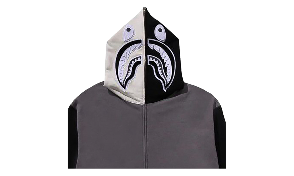 Shark Full Zip Hoodie #1 "Black" BAPE057