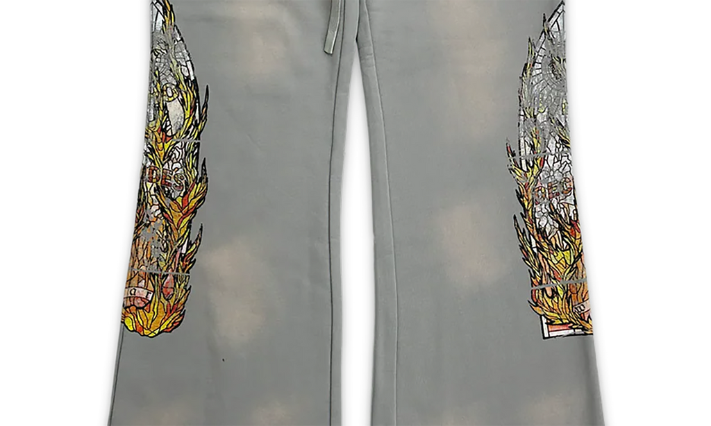 Flame Glass Sweatpants "Grey" 1120030021FS