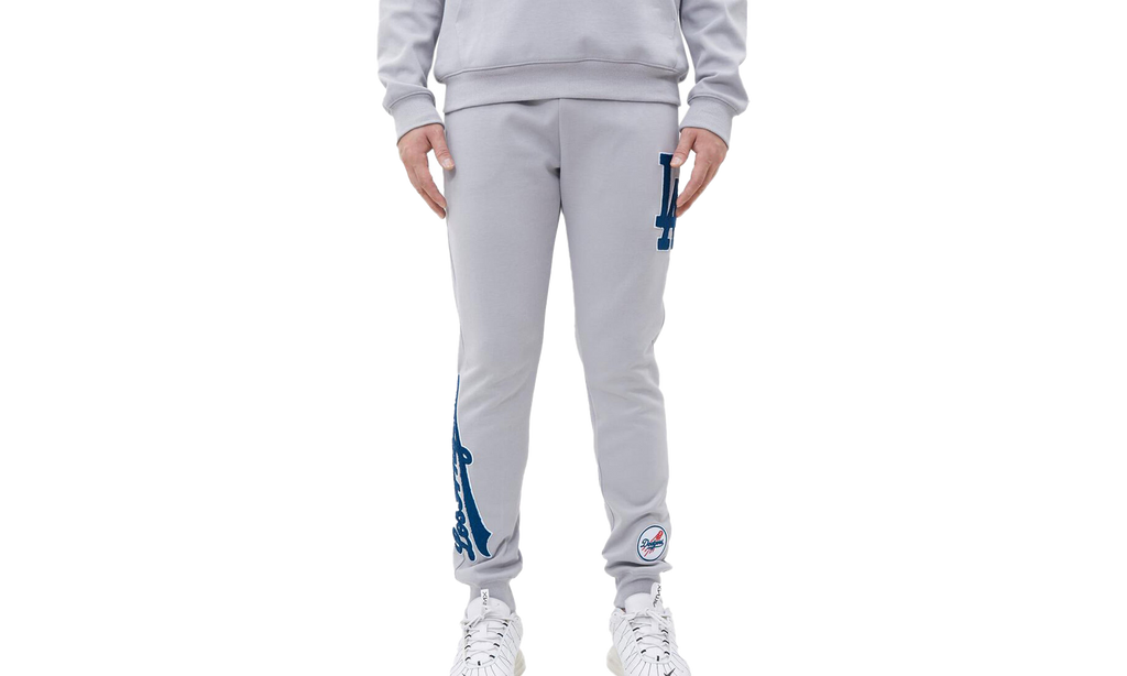 MLB Los Angeles Dodgers Logo Joggers Sweatpants "GREY" LLD431150 GREY