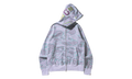 Text Code Camo Shark Full Zip Hoodie "Grey" 1I30 115 013 GREY