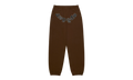 Rhinestone OG Logo Sweatpants "Brown" SP5der305