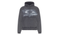 Oversized Drawstring Hoodie "Washed Black / White" 858143 TTVN6 9034