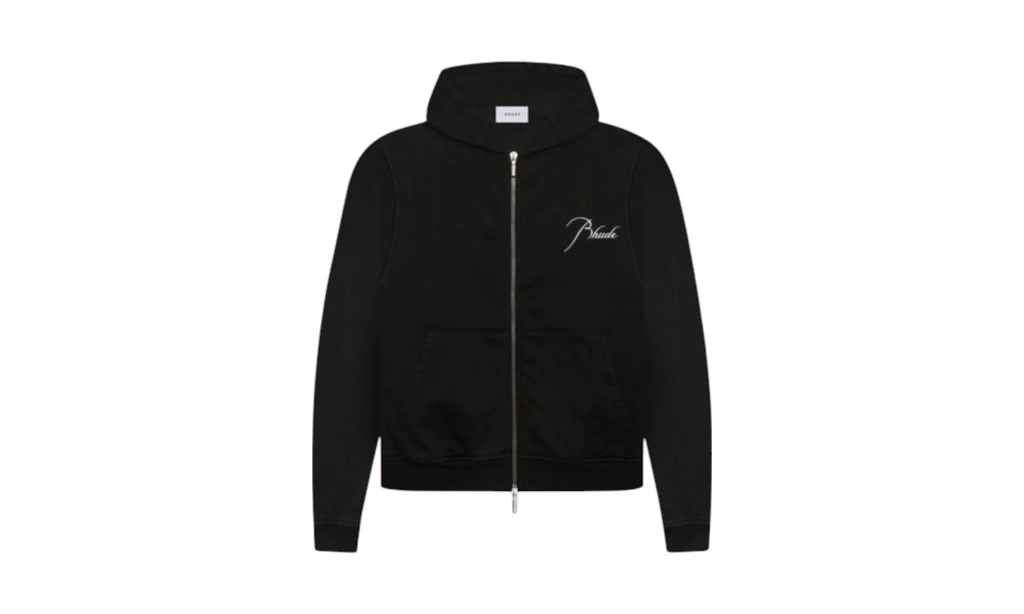 Full Zip Up Hoodie "Vintage Black" RHPF23HO07150003