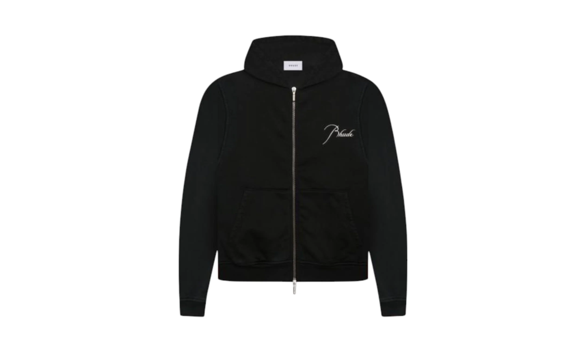 Full Zip Up Hoodie "Vintage Black" RHPF23HO07150003