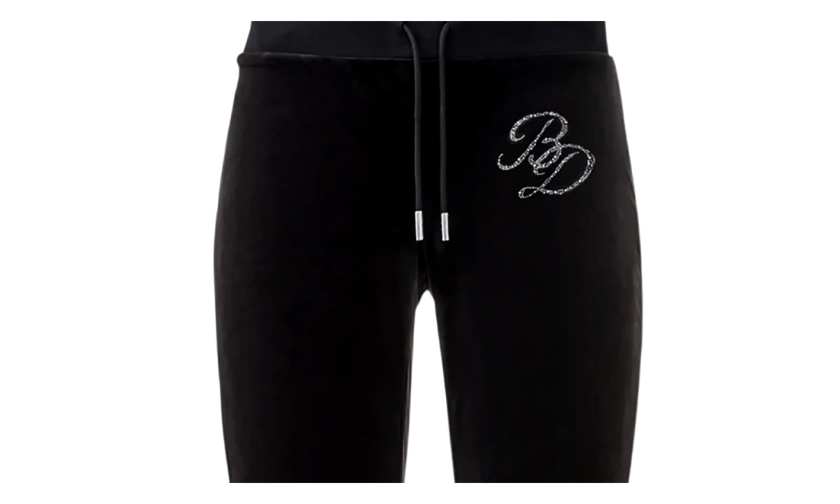 Studded Velour Sweatpants WMNS "Black" BD043