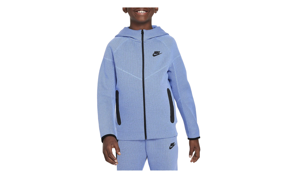 Sportswear Tech Fleece Winterized Full-Zip Hoodie GS "Polar / Midnight Navy / Black" FJ6023 450