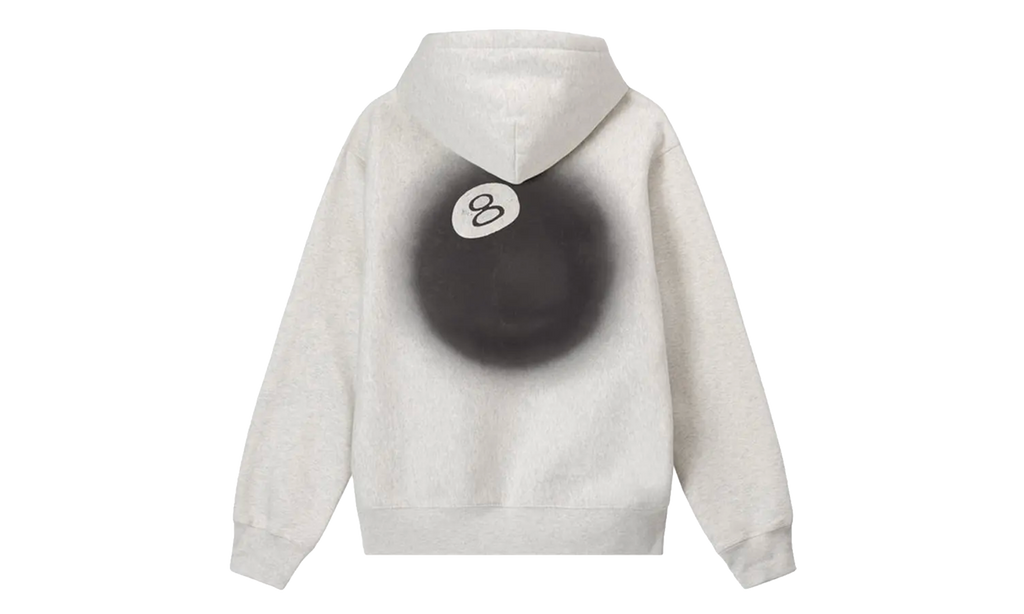 8 Ball Fade Hoodie "Ash Heather" STUS445