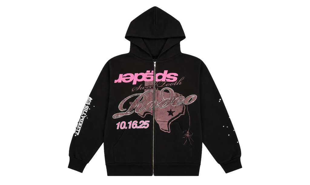RodeoTexas Zip Hoodie "Black" SP5der583
