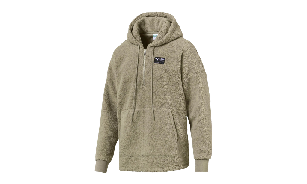 Downtown Sherpa Halfzip Hoodie "Elephant Skin" 576770 38