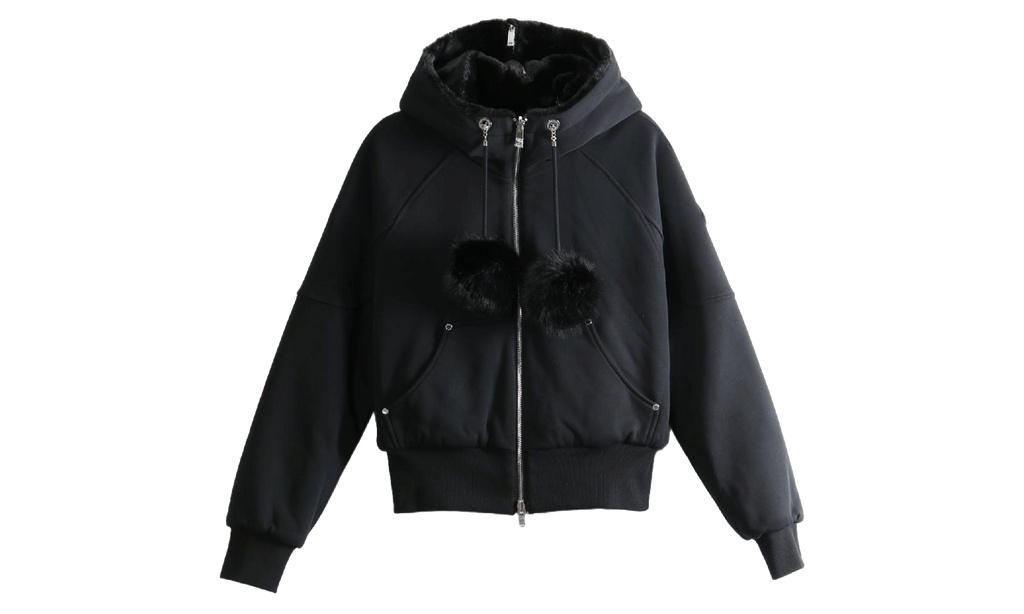 Oro Bunny Reversible Hoodie WMNS "Black" M36LS611 313