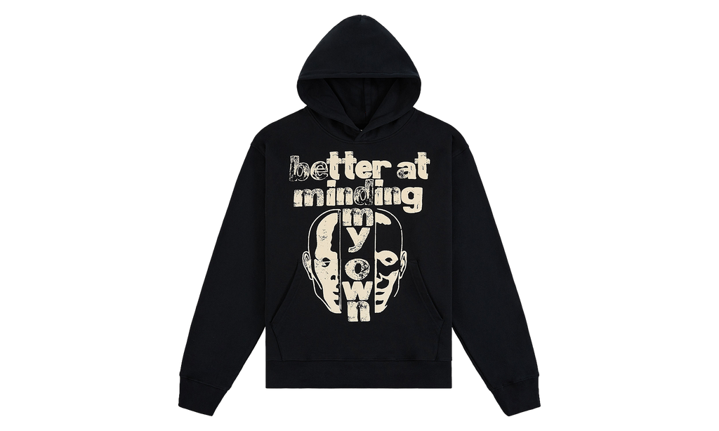 Better At Minding My Own Pullover Hoodie "Black" HTG260165 BLK