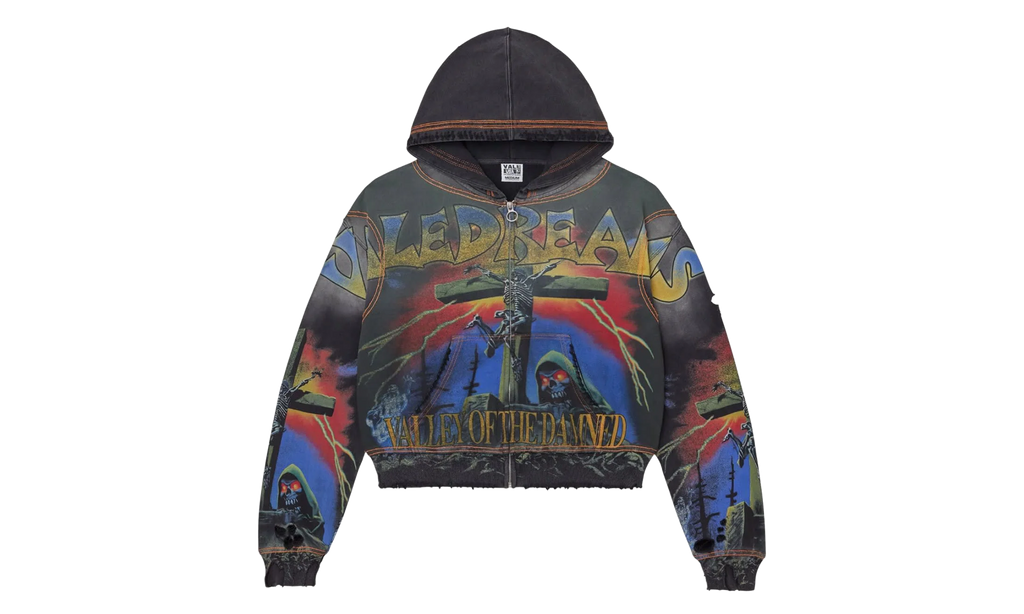 Damned Big Zip Up Hoodie "Black" VALE 11 007 VFDBZUB BK
