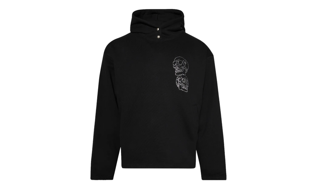 TC Angels Crystal Embellished Hoodie "Black" TC25SS2401