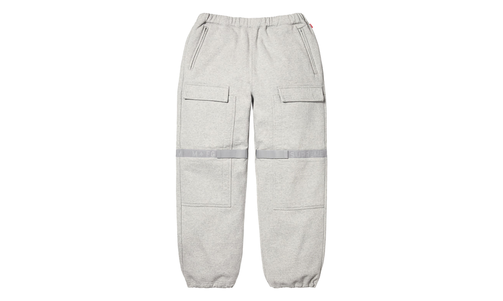 Marithé+François Girbaud Shuttle Tape Sweatpants "SS25 - Heather Grey" SU25266