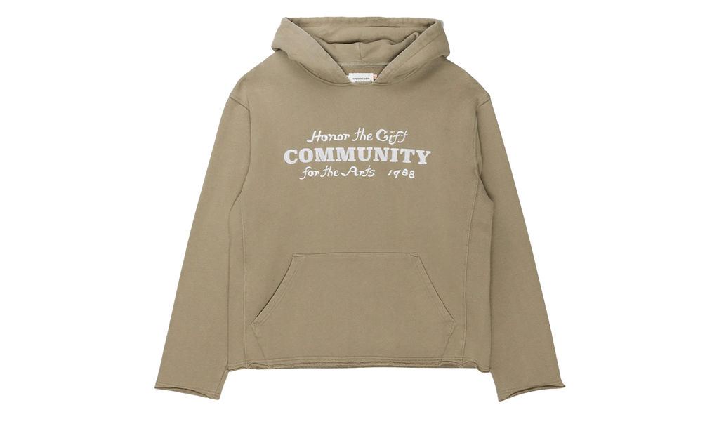 Vintage Pullover Hoodie "Beige" HTG250351