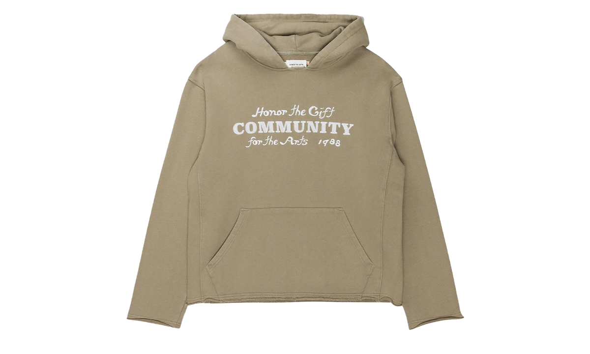 Vintage Pullover Hoodie "Beige" HTG250351