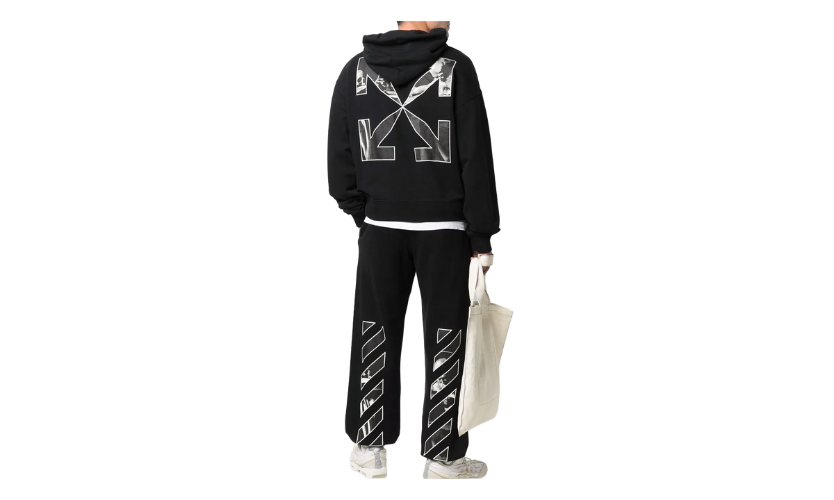 Caravaggio Saint Jerome Writing Diag Sweatpants "Black / White" OMCH029C99FLE0041001
