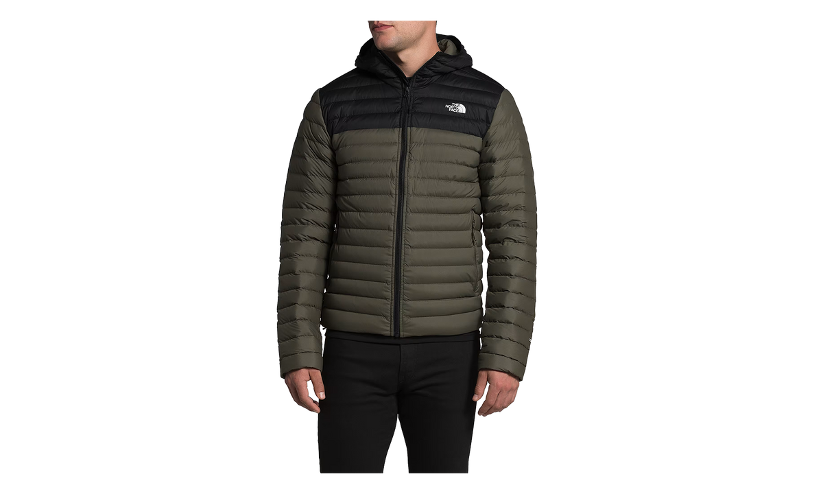 Stretch Down Hoodie "New Taupe Green / TNF Black" NF0A3Y55BQW